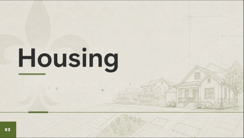 Housing and neighborhood planning graphic